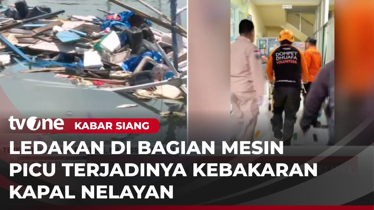 Kebakaran Kapal Nelayan di Makassar Akibatkan 9 Orang Luka | Kabar Siang