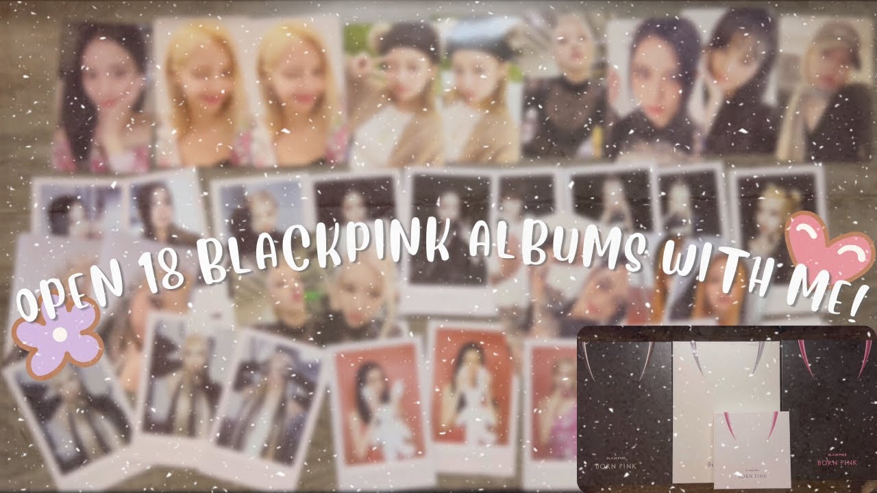 i unboxed 18 blackpink born pink albums, let’s see my pulls! | album unboxing #8 🎃