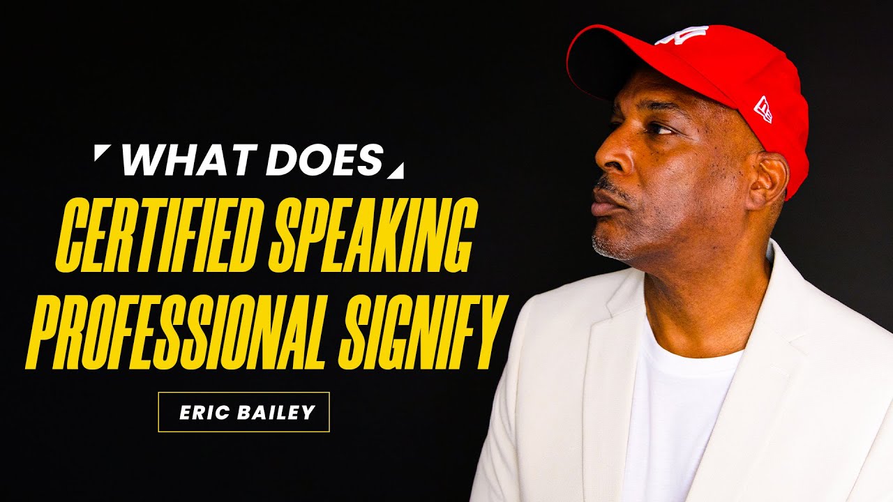 What Does Certified Speaking Professional Signify.