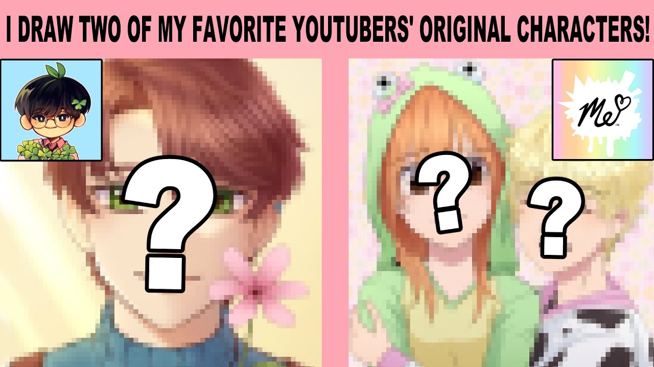 I Draw Two of My Favorite YouTubers' Original Characters! | Rinspirit_art & Moriah Elizabeth!