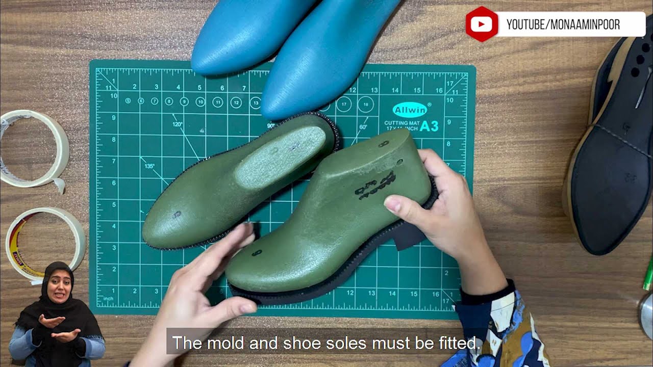 Leather Sandal Making With English Subtitle