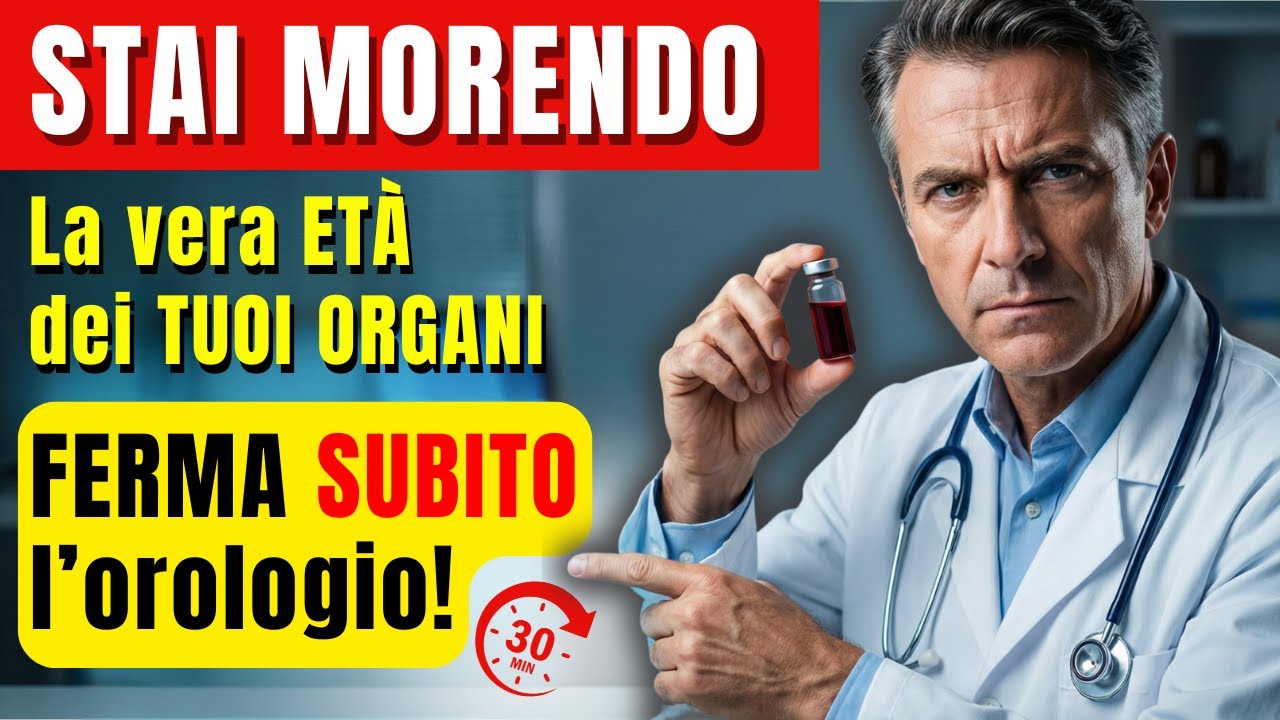 I tuoi organi stanno MORENDO! Scopri la tua Età Reale!