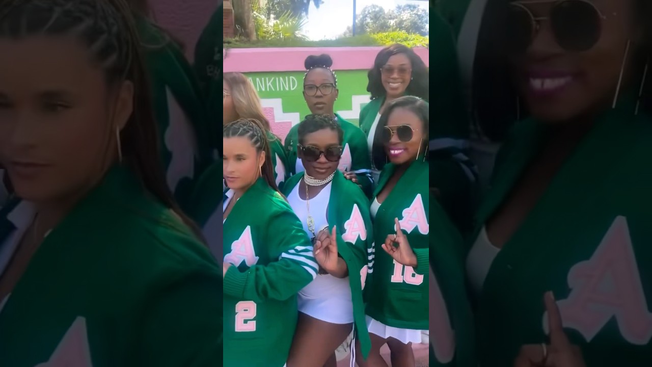 Beta Alpha chapter of Alpha Kappa Alpha 15-year AKAversary 🩷💚🩷💚🩷💚