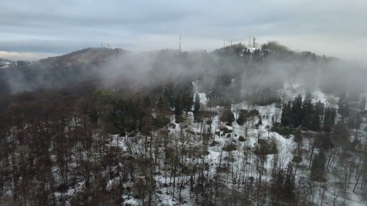 Dronata Collina di Torino con la neve part 2