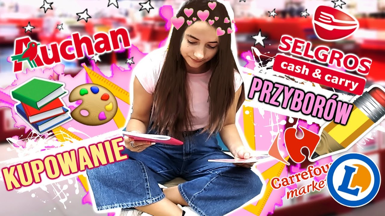 BACK TO SCHOOL 2019 ZAKUPY || KUPUJEMY PRZYBORY SZKOLNE!!🖍📕AUCHAN SELGROS..📚 SUPPLIES SHOPPING!!