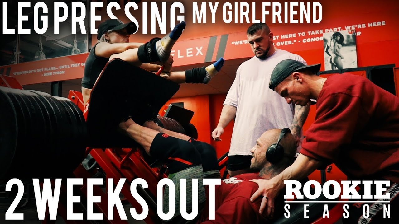 KUBA CIELEN // LEG PRESSING MY GIRLFRIEND 2 WEEKS OUT // ROOKIE SEASON
