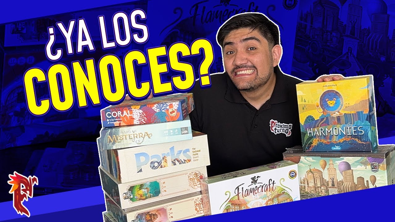 🔥 Conoce los 10 JUEGOS de MESA que LLEGARON a la ludoteca 🤩