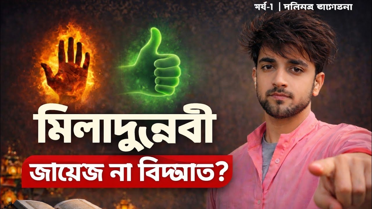 মিলাদুন্নবী | জায়েজ না বিদআত? | পক্ষে ও বিপক্ষে দলিলসহ আলোচনা | পর্ব–১