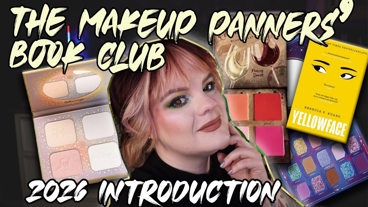 Lets pan makeup and read some books! | The Makeup panners' book club 2026 Introduction