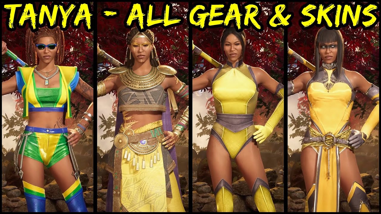 Tanya Showcase - All Gear & Skins (Definitive Edition) - Mortal Kombat 1