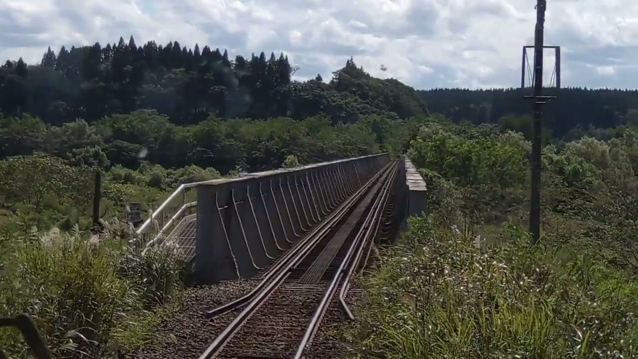 【前面展望】秋田内陸縦貫鉄道　秋田内陸線　鷹巣→角館　2024年