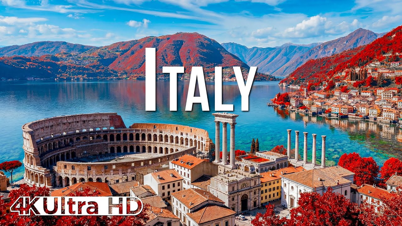 Italy in Autumn 4K 🍁 | Golden Vineyards, Historic Villages & Peaceful Mediterranean Ambience
