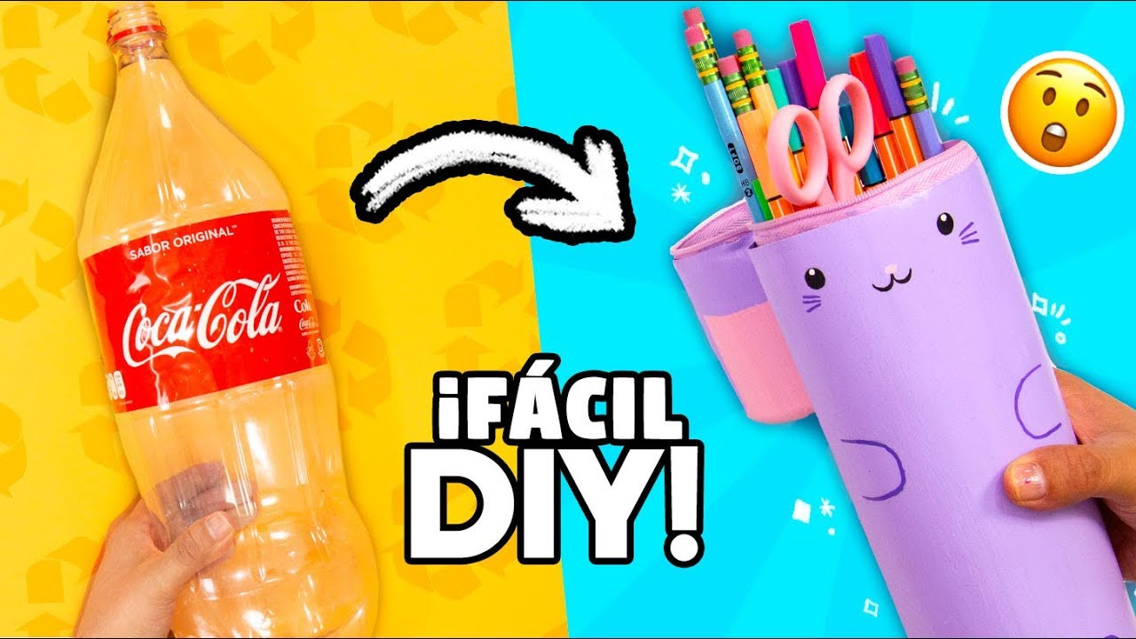 5 ORGANIZADORES de ESCRITORIO con RECICLADO *FÁCILES y KAWAII* 😉 Craftingeek