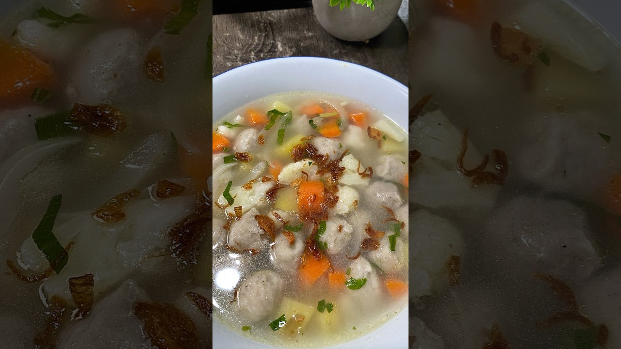 “Sop Bakso” simple tapi ini rasa kuahnya juara bangett, karna pakai bumbu ini
