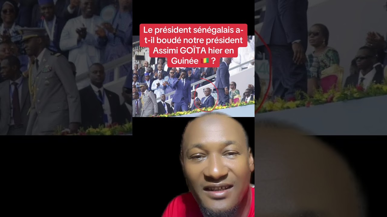 Le président Diomaye Faye a-t-il refusé de saluer SE Assimi GOÏTA ?