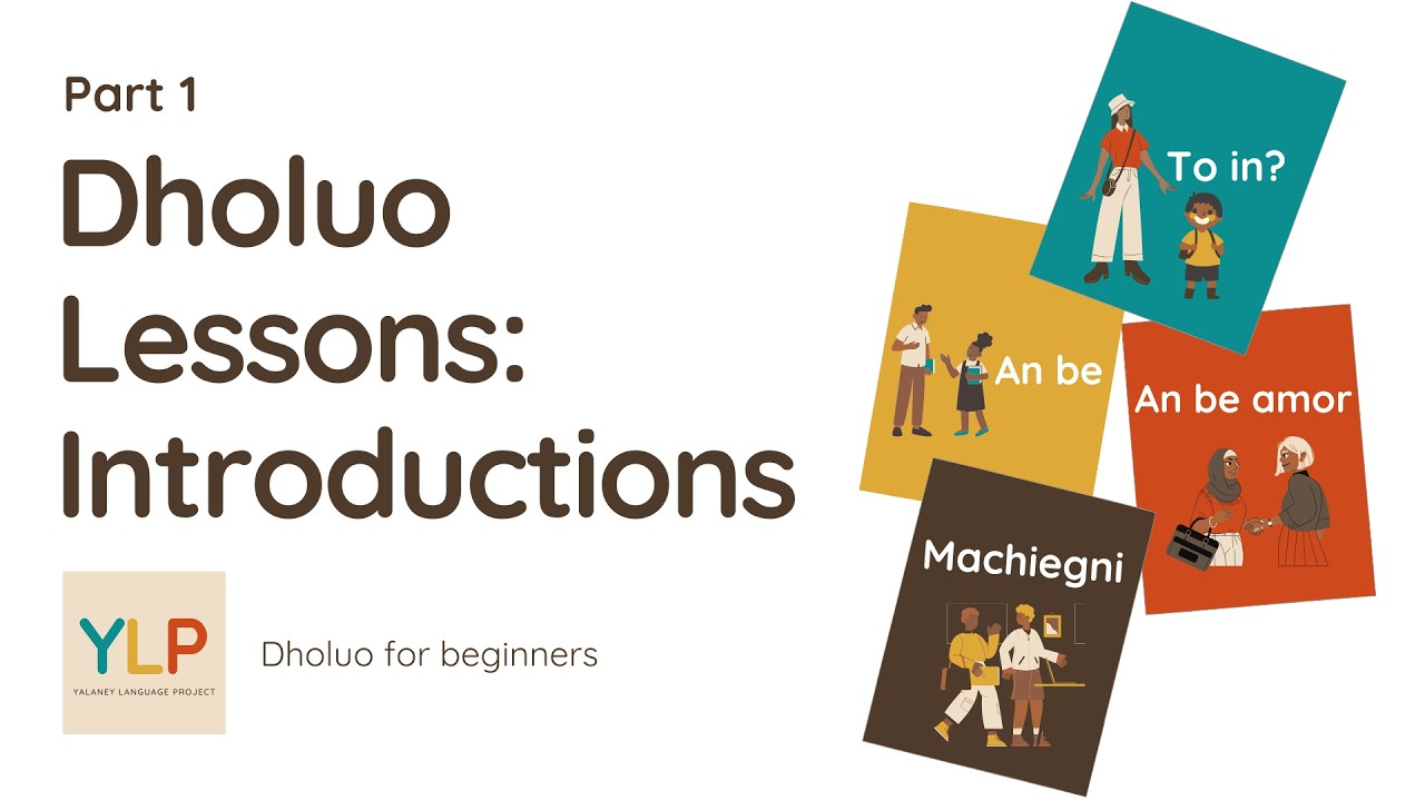 Dholuo lessons: Introductions - Part 1