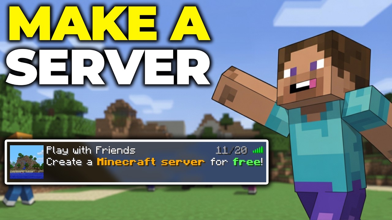 Как создать сервер Minecraft (1.21.10)