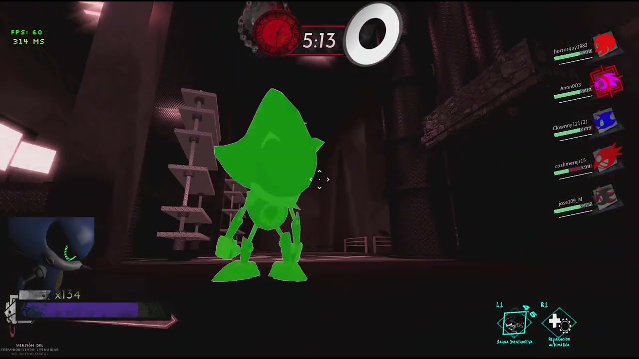 outcome memories kolosos vs METAL Sonic! en YCR 1 contra 5!