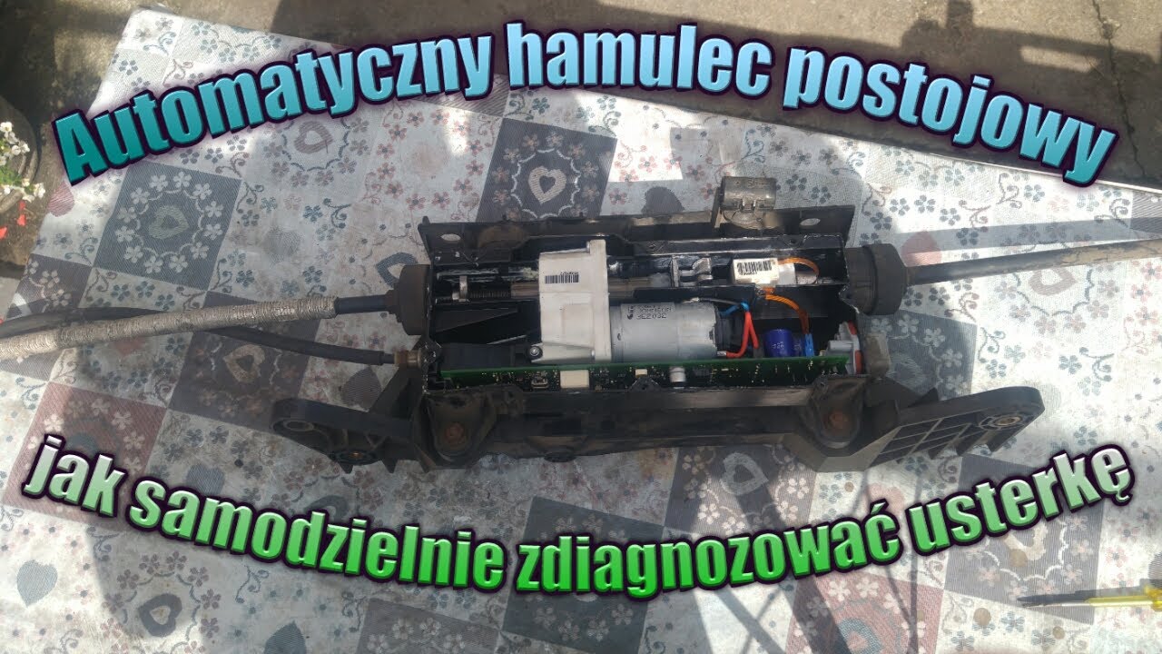 Automatyczny hamulec postojowy RENAULT SCENIC II jak samodzielnie zdiagnozować usterkę