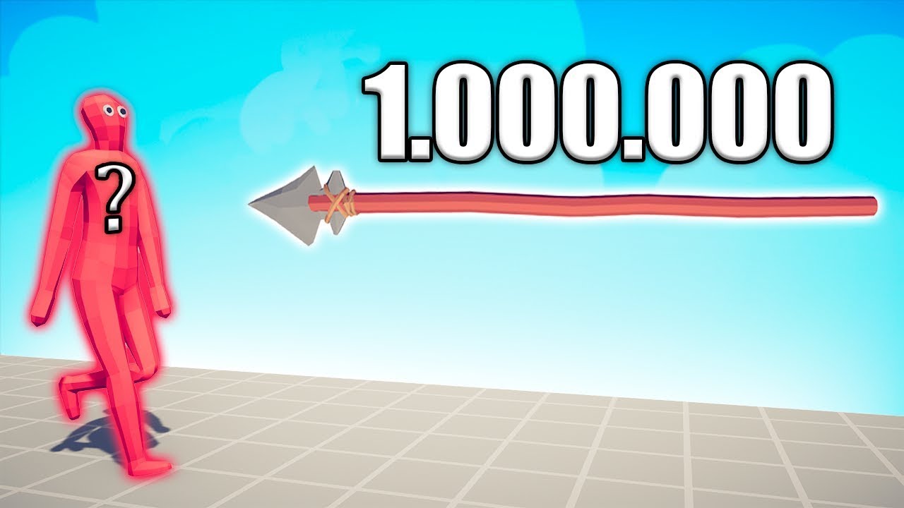 1.000.000 DAMAGE SPEAR THROWER vs RANDOM UNIT - TABS | Totally Accurate Battle Simulator 2025