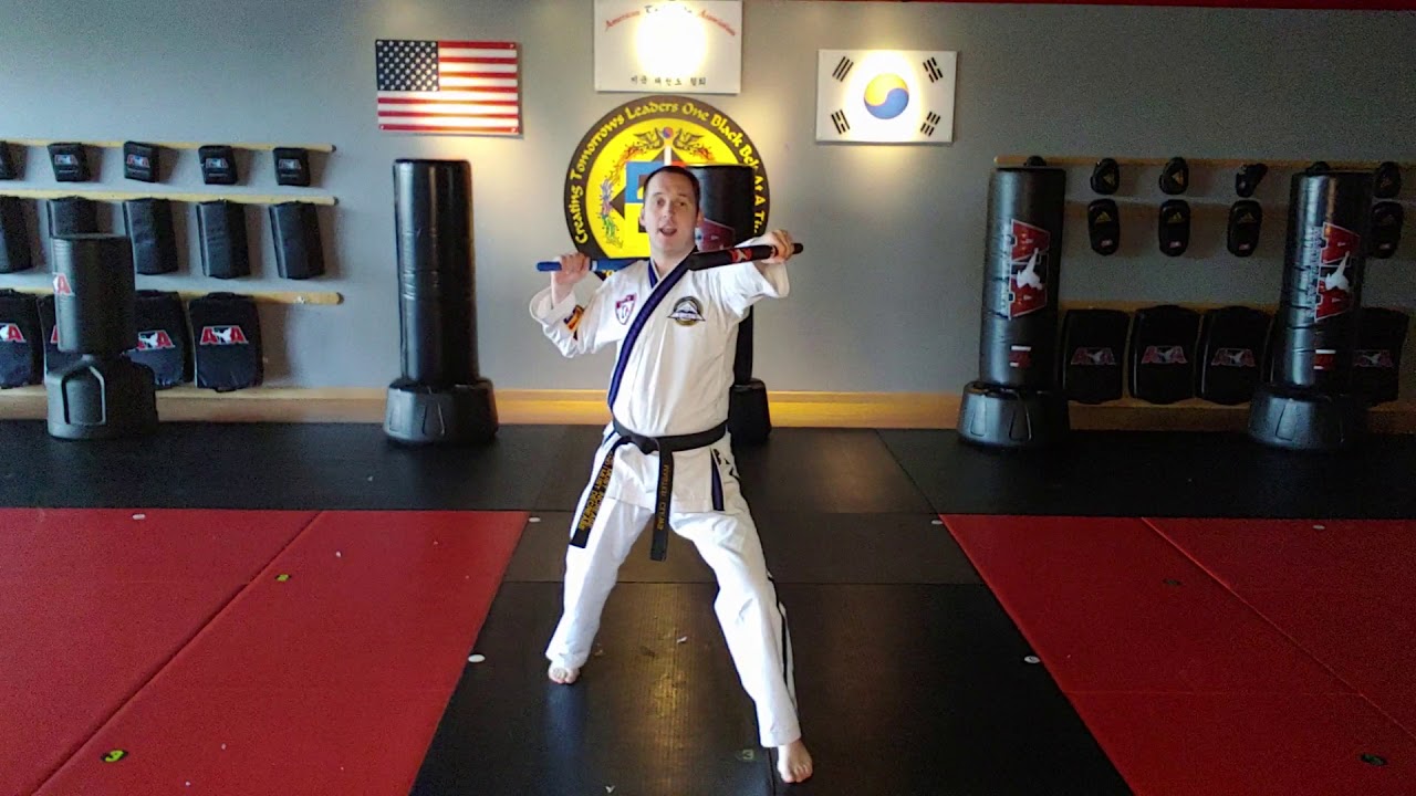 Black Belt Protech - 2nd Degree Double Bahng Mahng Ee (Sticks) Form