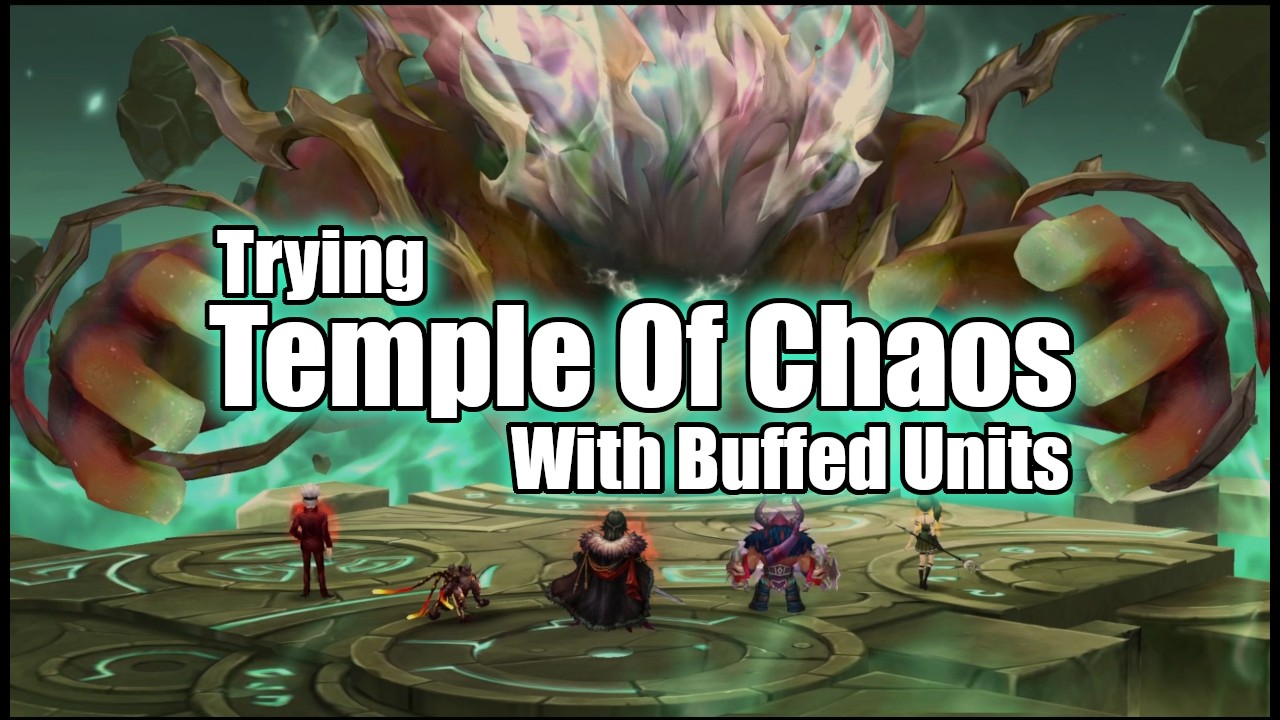 Light Temple of Chaos Trying Buffed Units | summoners War