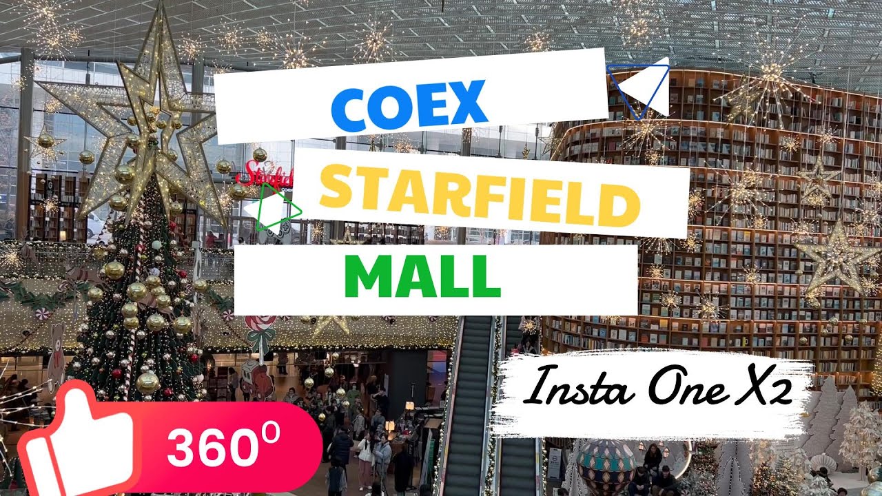 Seoul | Starfield COEX Mall | COEX | Starfield Library | 360 Video | South Korea