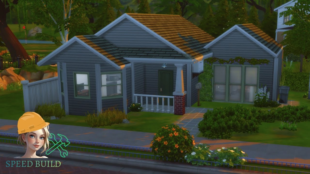 Single Dad's Home | Sims 4 Speed Build #01 • Ich baue meine eigene NEWCREST WELT 🏡✨