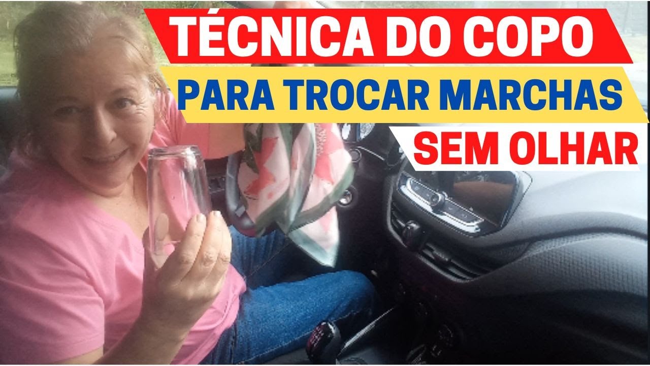 👆Técnica do COPO🥛 para trocar marchas SEM OLHAR 👀