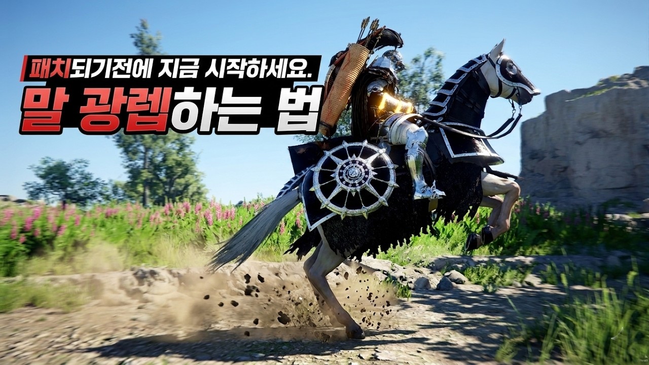 [붉은 사막] 말 광렙하는 법