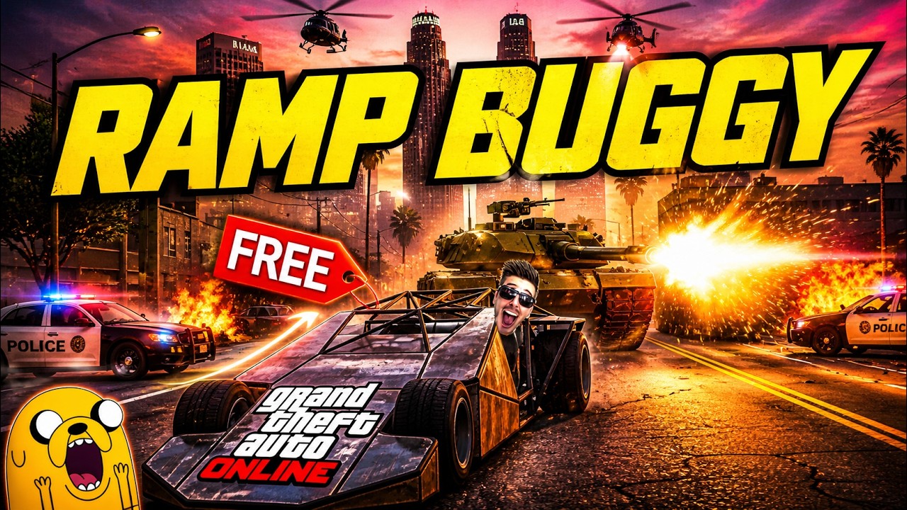 RAMP BUGGY VS CARRO ARMATO - GTA ONLINE