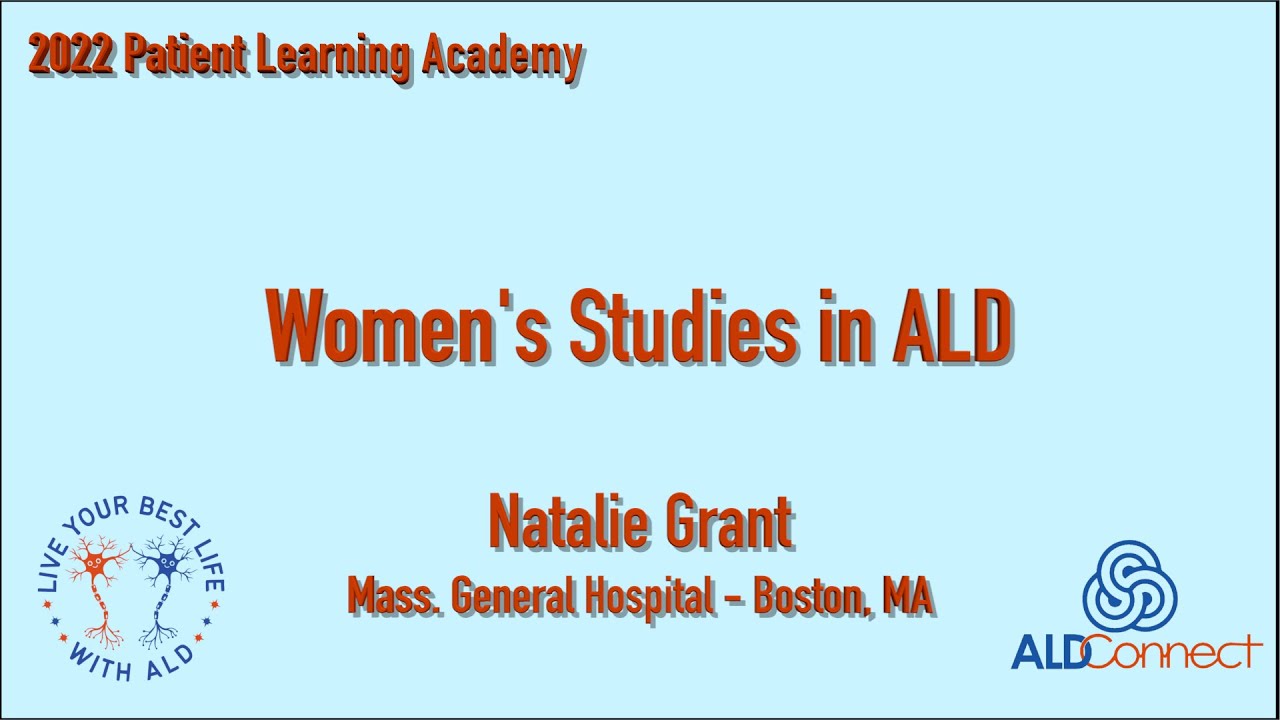Women's Studies in ALD – Natalie Grant
