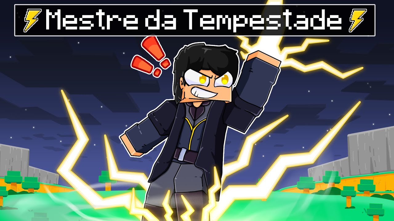P3DRU virou o MESTRE DA TEMPESTADE no Minecraft