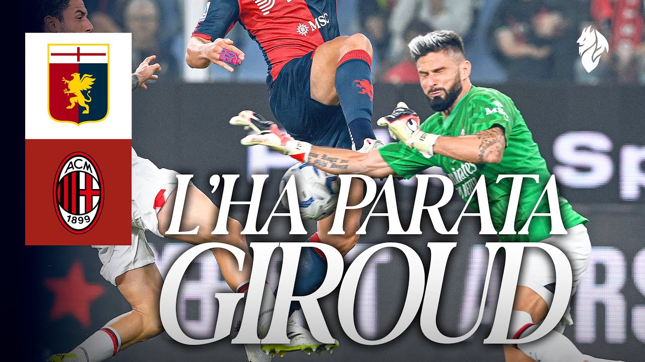 Giroud Goalkeeper | Genoa 0-1 AC Milan | The Full Match | Milan TV Shows