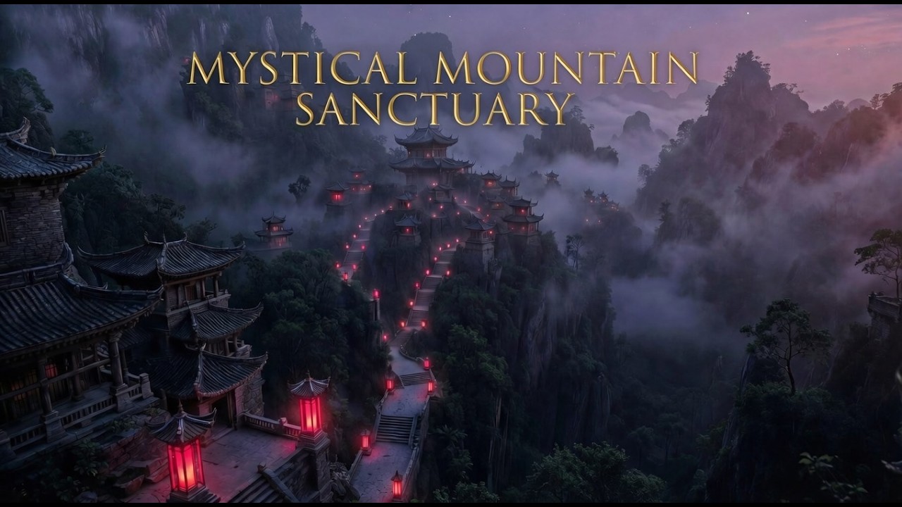 Mystical Mountain Sanctuary | 古箏冥想純音樂 | Deep Relaxation & Zen Ambient禪修音樂｜長時間放鬆心靈環境音樂｜深度放鬆心靈｜
