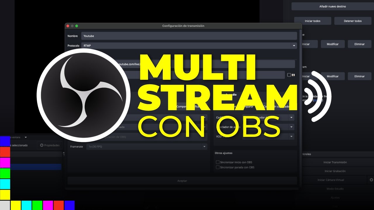 Cómo hacer Multistream en OBS a Facebook, Instagram, Youtube con Multiple RTMP Outputs en MAC