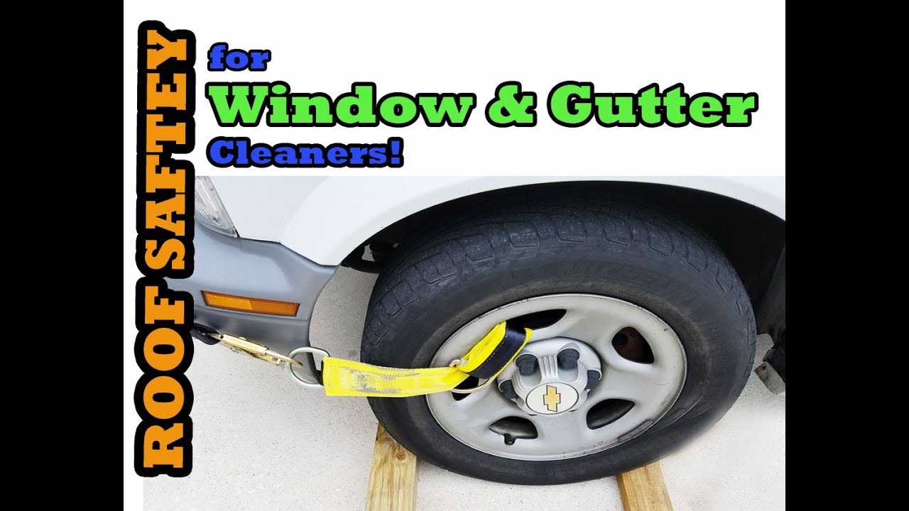 ROOF SAFTEY for Window Cleaners!