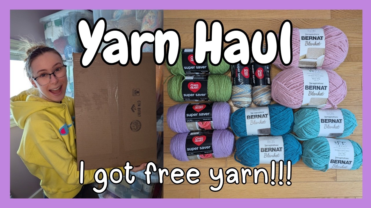Yarnspirations Sent Me FREE YARN!! ~ Unboxing & Yarn Haul