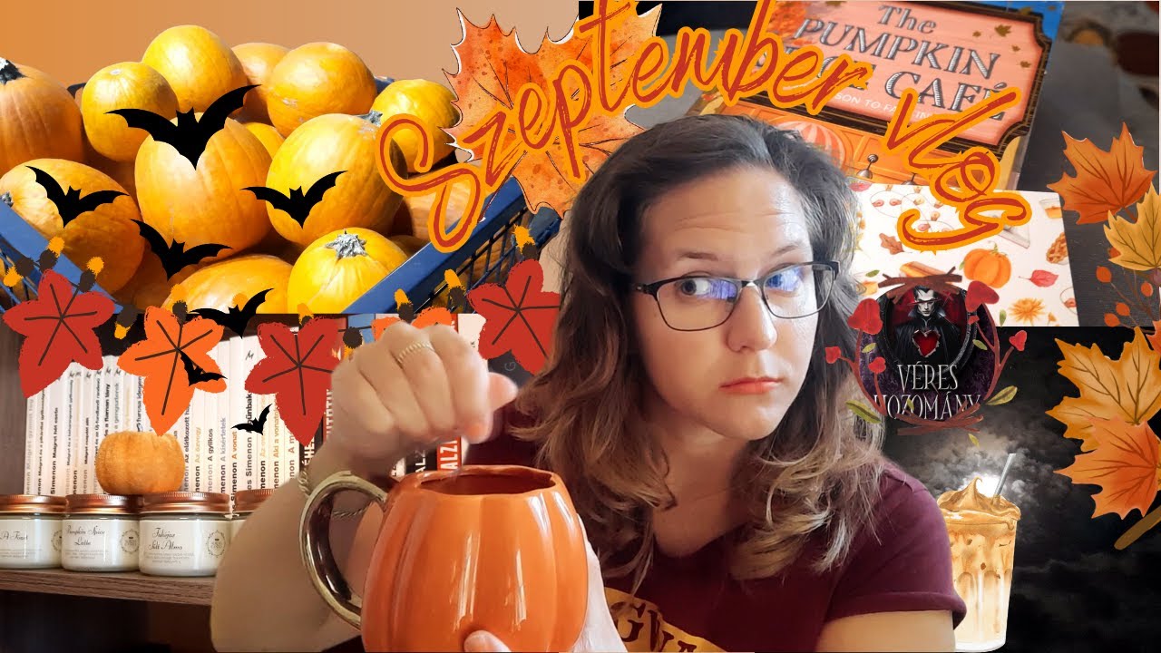vlog 🦇 a vámpíroktól a kávékig ☕🎃 gyertyák 🕯️és új könyvek