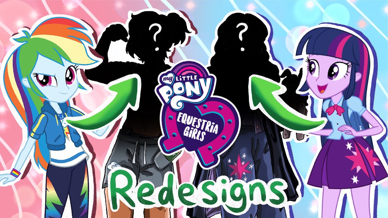 Redesigning My Little Pony: Equestria Girls! | PT 1 | Twilight Sparkle + Rainbow Dash | Speedpaint |