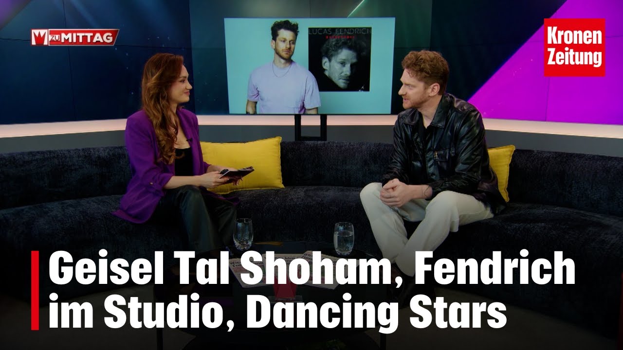 Geisel Tal Shoham im Interview, Lucas Fendrich im Studio, Dancing Stars | KRONE ZU MITTAG
