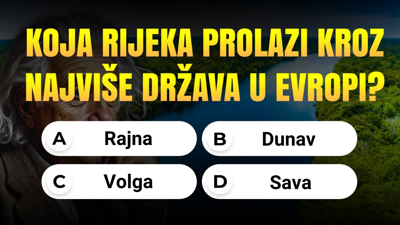 🌍 EVROPA KVIZ: 25 Pitanja za Prave Znalce! 🧠