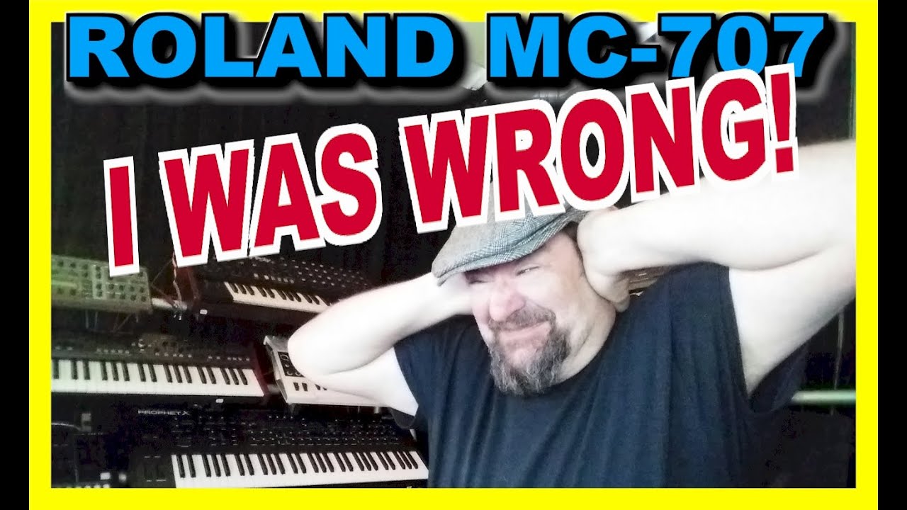 Roland MC-707 Synthesizer - I Was Wrong!