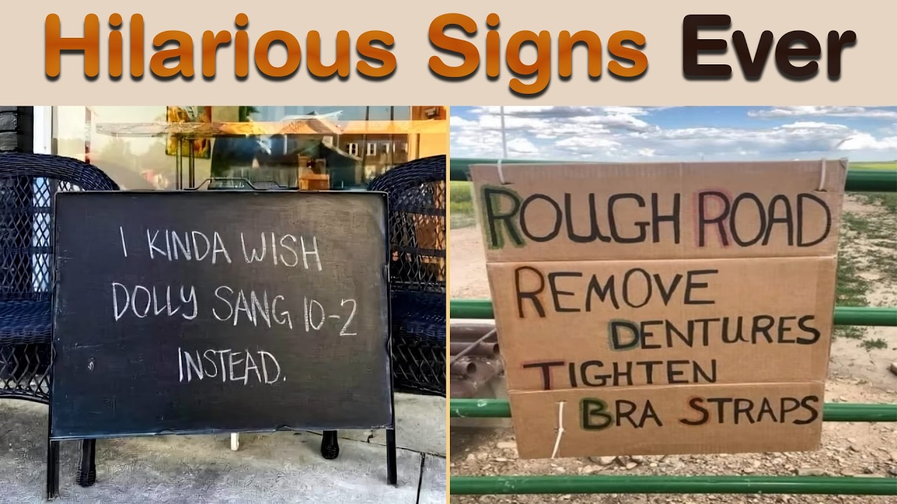 Hilarious Signs Ever | Public Signs So Funny You'll Be Laughing Before You Finish Reading | Sign Hub