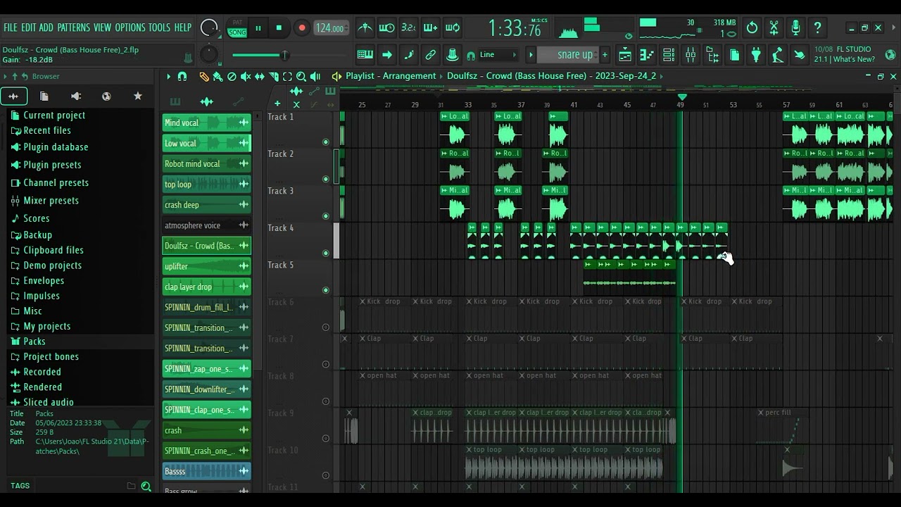 (Free FLP) Bass House Tutorial, Brazilian Bass, Modern Brazilian bass, Desande