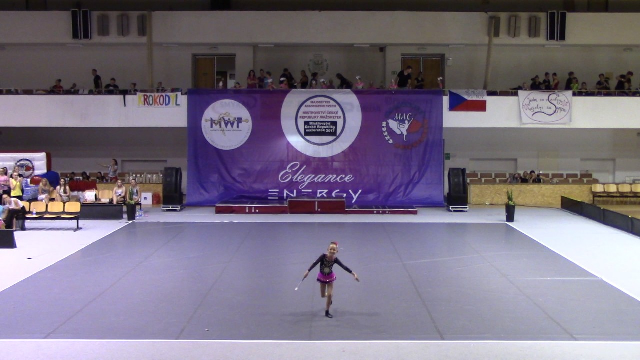 DM studio Dačice - Alice Holčapková - sólo baton děti 2017