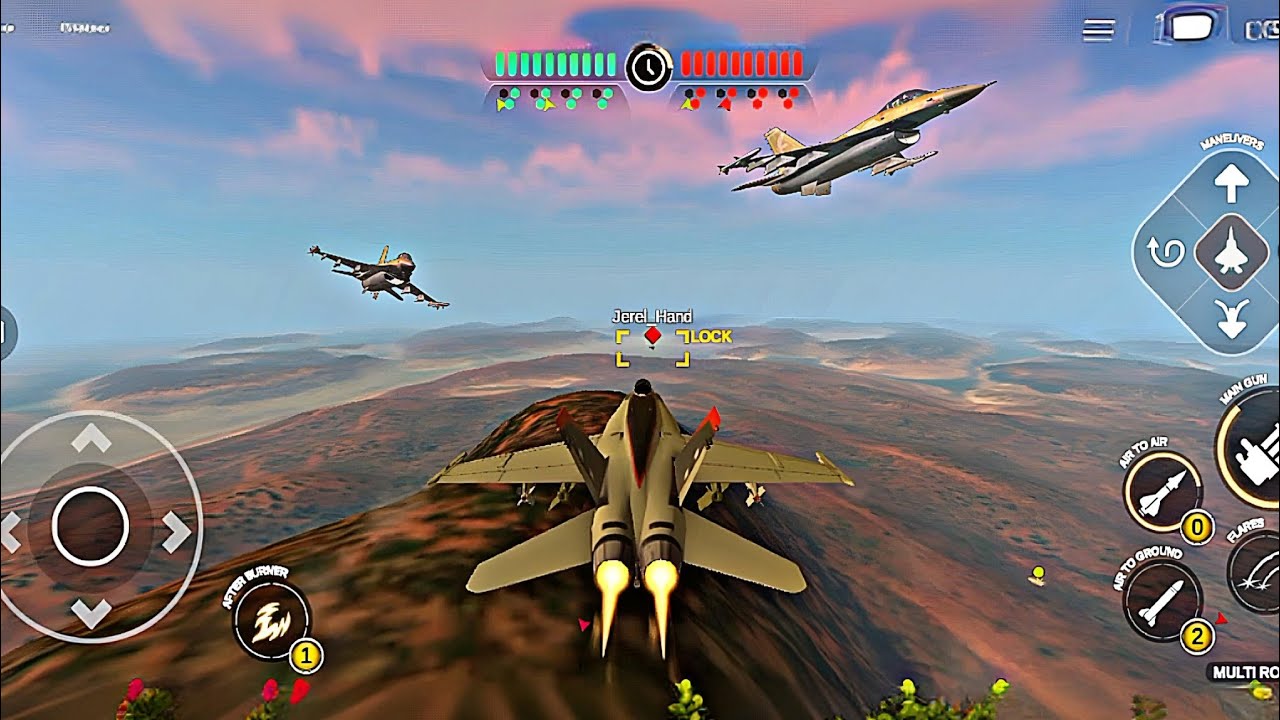 AeroMayhem PvP: Air Combat ace high graphics android gameplay