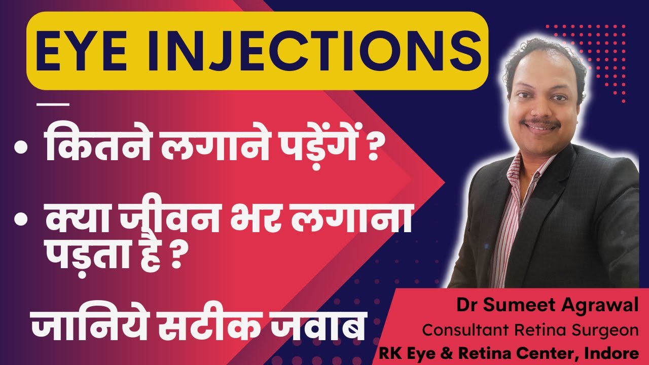 आखिरकार कितने INJECTIONS लगेंगें आँख में ?!? जानिये सीधा जवाब. Retina swelling eye injections.