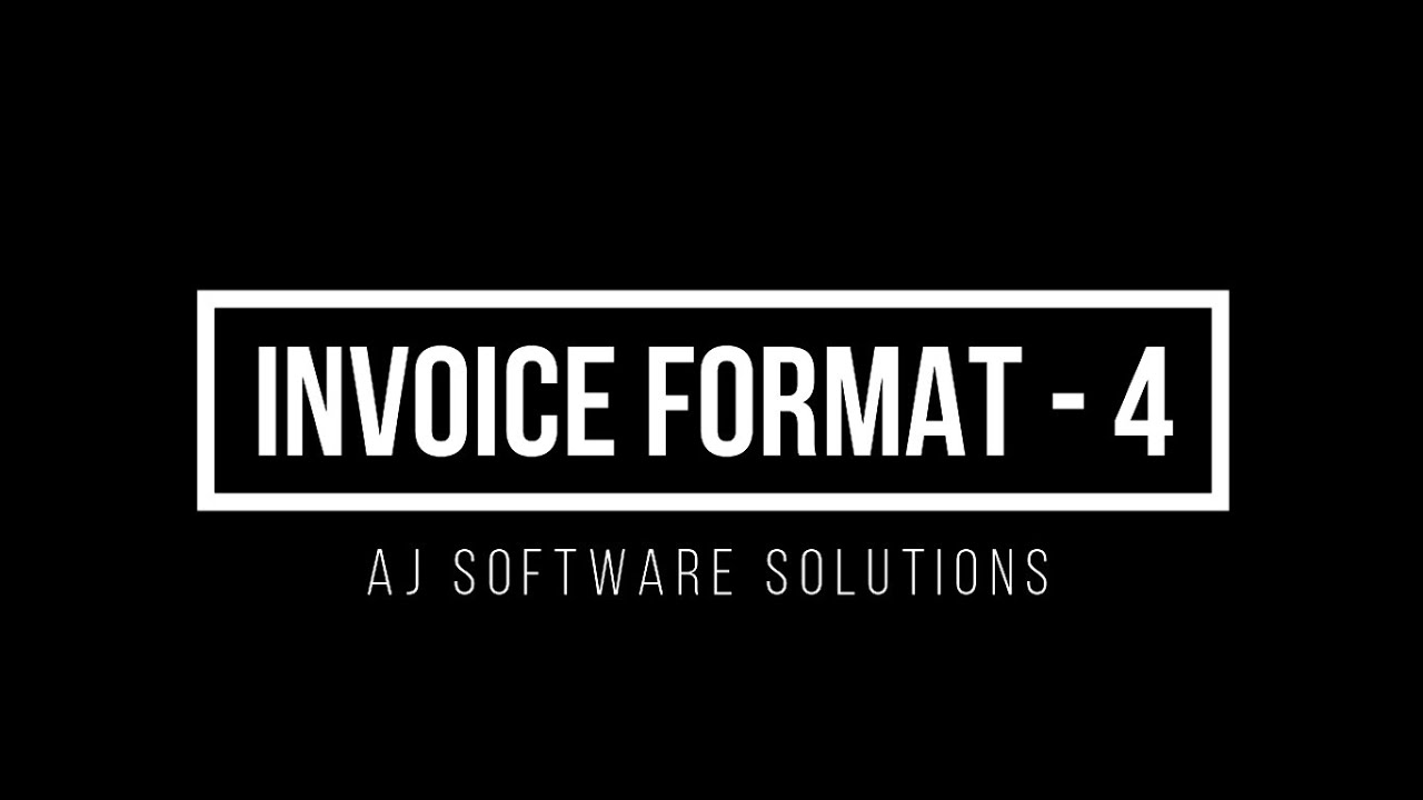 Invoice Format Customization - 4 || Tally Customization || TDL
