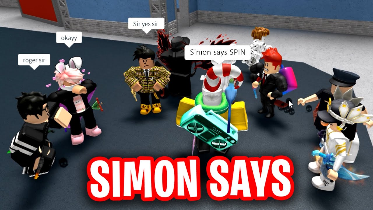 SIMON SAYS in Roblox Murder Mystery 2...